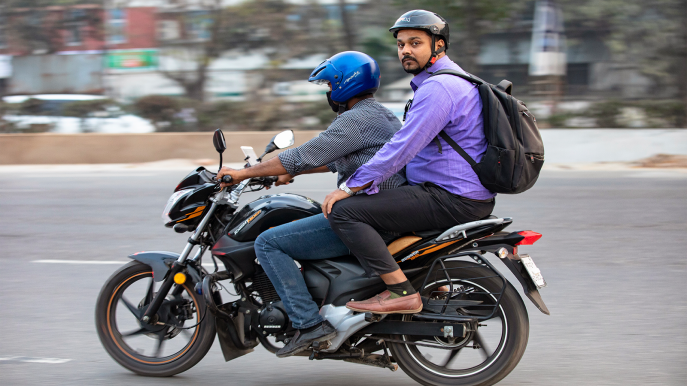 Local Bike Rider and Temple Tour Guide in Vrindavan